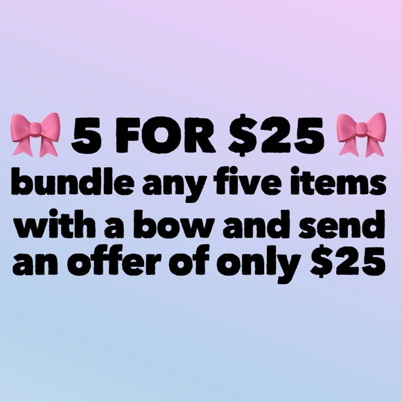 🎀 5 for $25 🎀 - Picture 1 of 1
